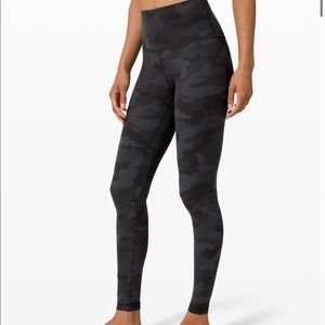 Lululemon Black Camo Leggings